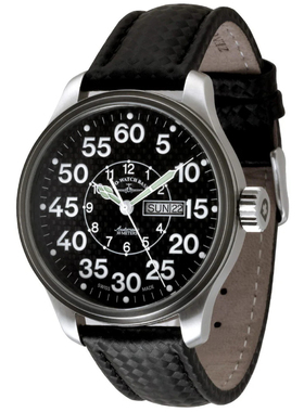 ZENO欧美腕表芝诺飞行自动机械机芯ETA2836日历星期分钟8554DDOB