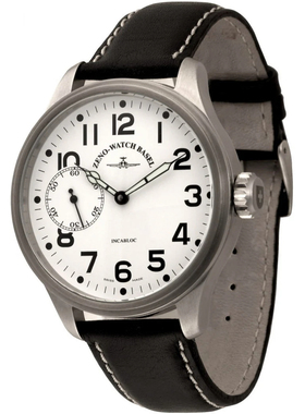 ZENO欧美腕表芝诺飞行手卷机械机芯6497大表盘小三针8558-9