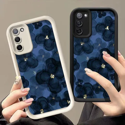 手机壳欧美GalaxyS2三星防摔A72SamsungA73花朵适用S245plus暗夜