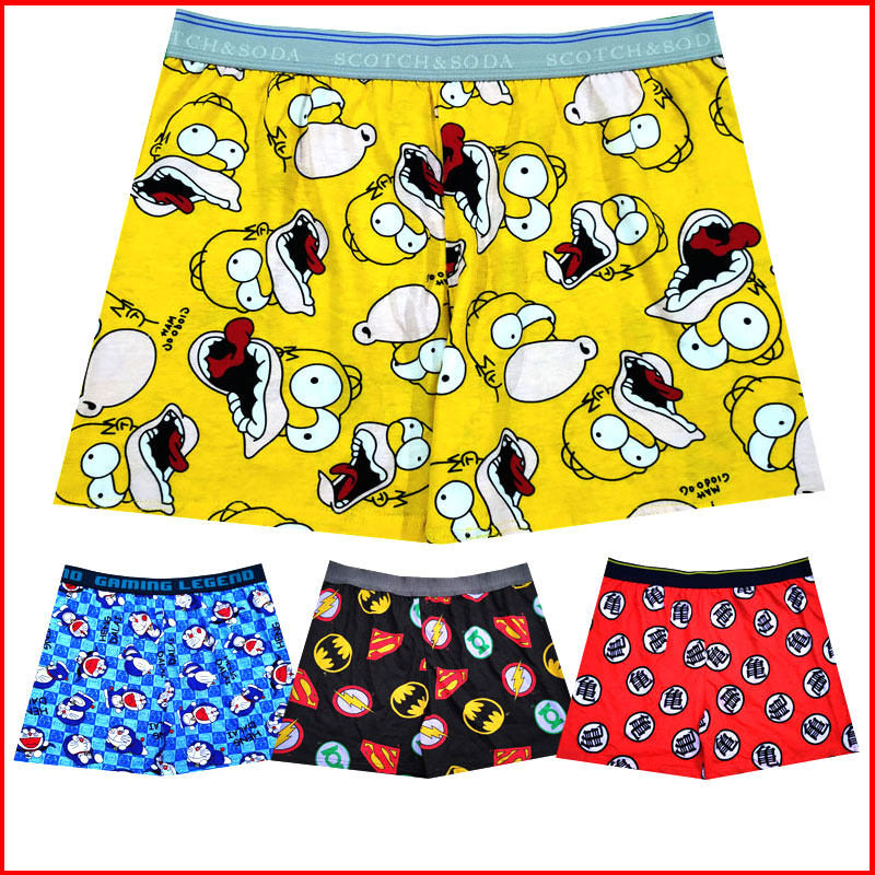 火爆热卖潮流纯棉运动卡通动漫阿罗裤宽松家居平角内裤孖烟通男女|msdalam kategori Pakaian Dalam/seluar dalam lelaki/tracksuit, seluar dalam - dari Buy2taobao.com untuk memberikan perkhidmatan ejen Taobao profesional membeli