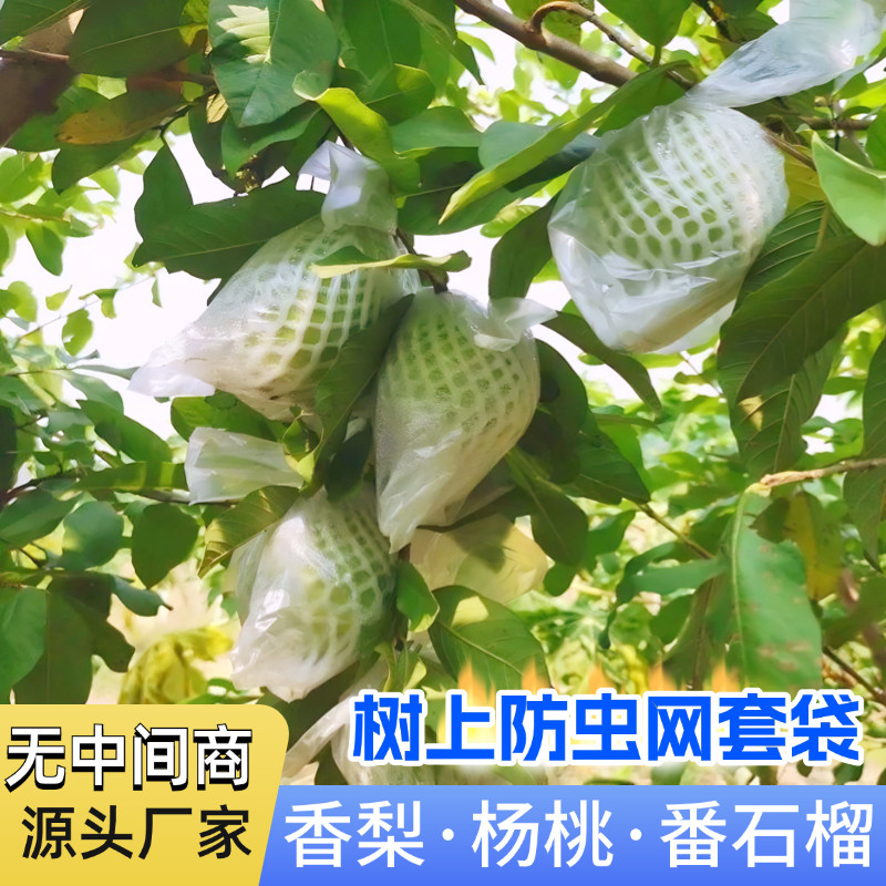 番石榴套袋网袋芭乐防虫网袋专用一体泡沫包装袋石榴袋水果网套