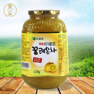 比亚乐蜂蜜柠檬茶韩国进口1.15kg夏天泡水喝的冲饮一罐柠檬蜜茶