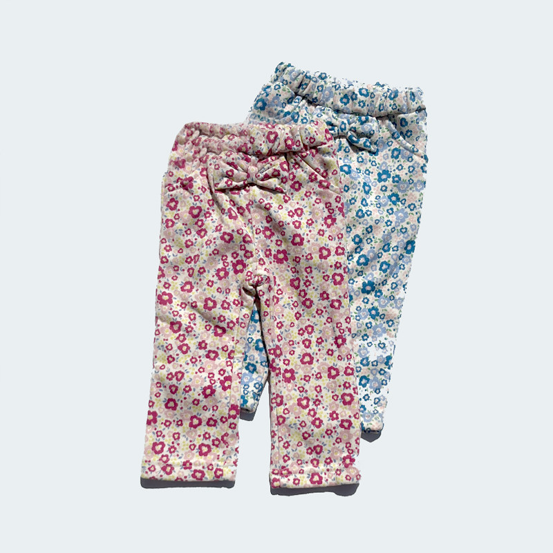 日单~丸* 田园清新小碎花 女童宝宝秋冬季加绒打底裤休闲长裤子,童装/婴儿装/亲子装,裤子,淘宝优惠券,粉丝福利购,淘宝优惠卷