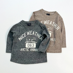 日单丸gao 板板正正 好穿到飞起 男童儿童春夏季纯棉9分袖T恤上衣