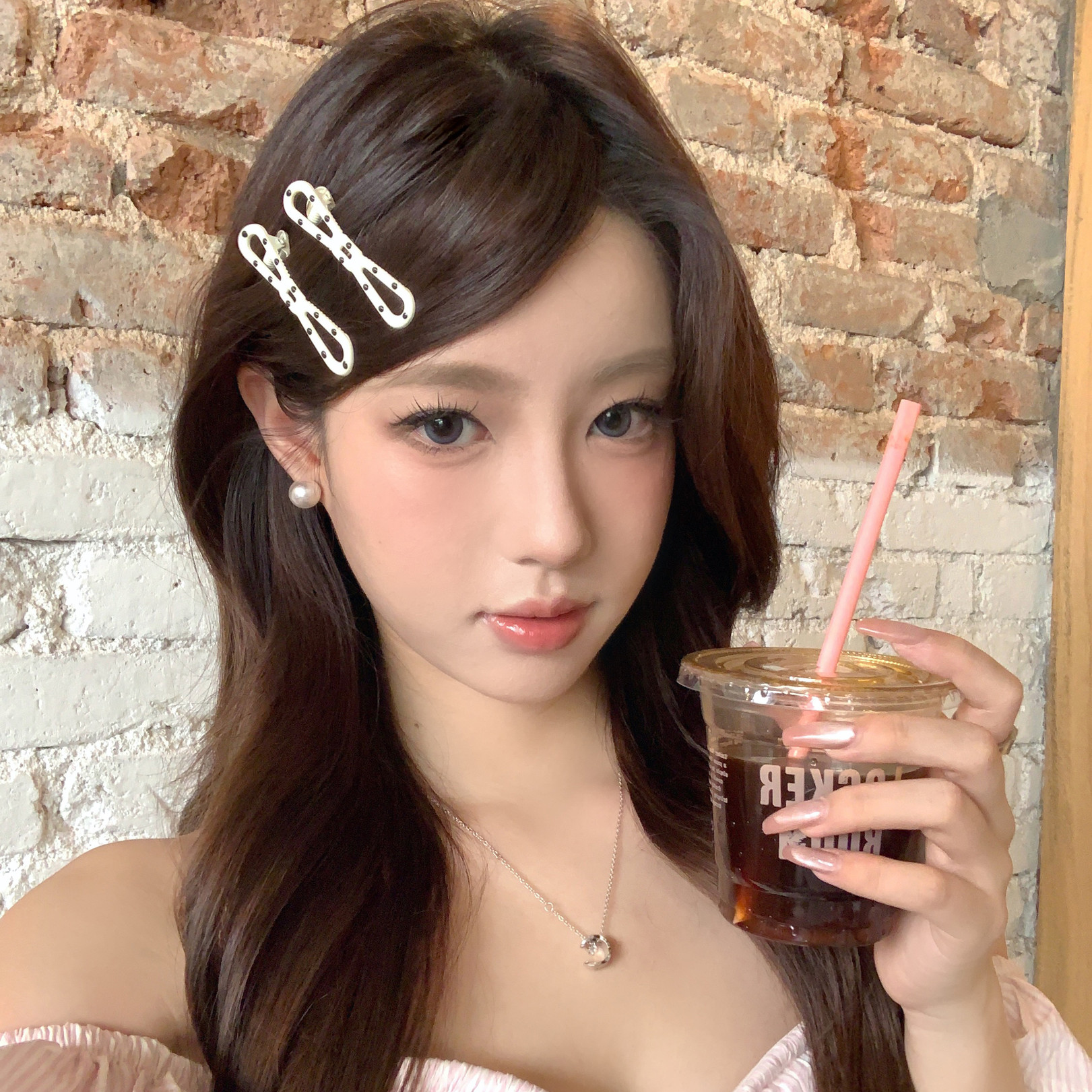 miu系欧尼韩系波点蝴蝶结发夹