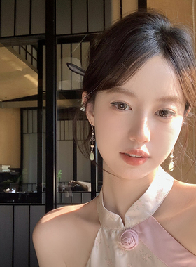 【蜜桃茶】名伶清梦 新中式国风流苏耳环古风汉服旗袍耳饰耳坠女