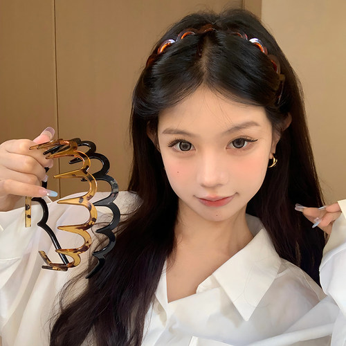 懒人神器高颅顶头包脸波浪发箍