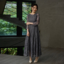 女装 88811 场合长裙子晚装 优雅蕾丝连衣裙子女士A字裙优雅礼服正式