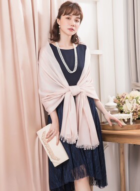 结婚纱巾小披肩女士围脖晚宴会丝巾旗袍外搭晚礼服外套围巾88290