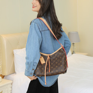 轻奢中古女包机场包优草坊包包高级质感时尚单肩斜跨包2026托特包