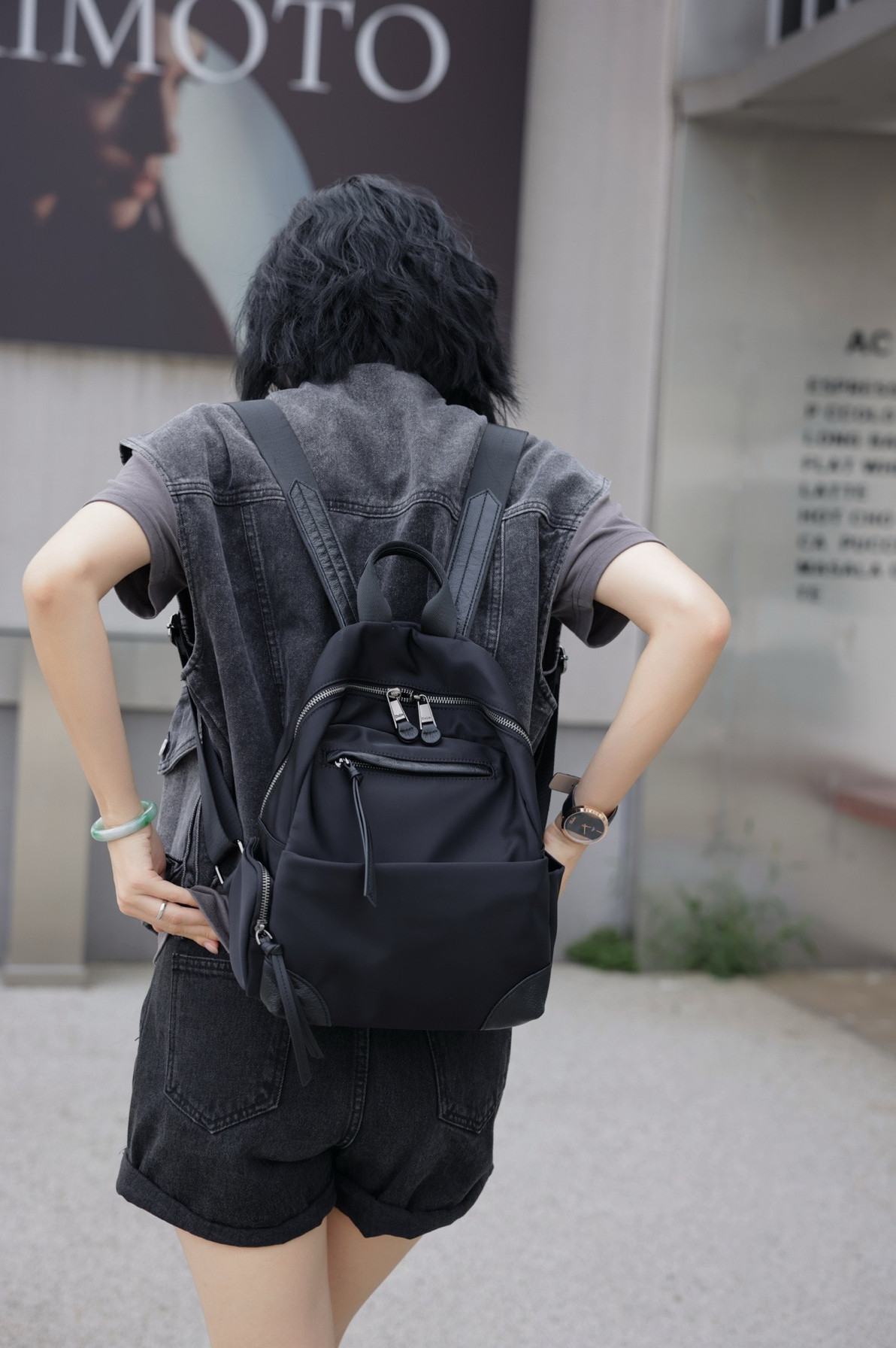 高级感防水尼龙女双肩包2025新款