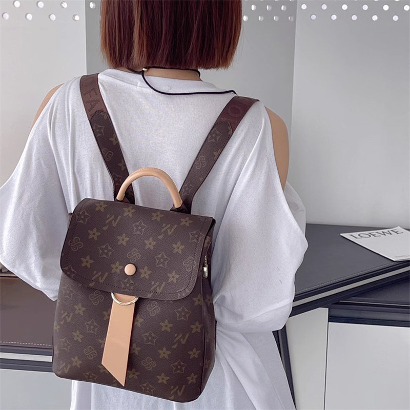 原创女包高级感真皮背包大容量双肩包包女2025夏季新款潮轻奢时尚