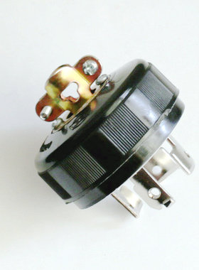 台湾隆光LKEW引挂式插头LK6420附橡胶套4P 20A250V单头工业配线用