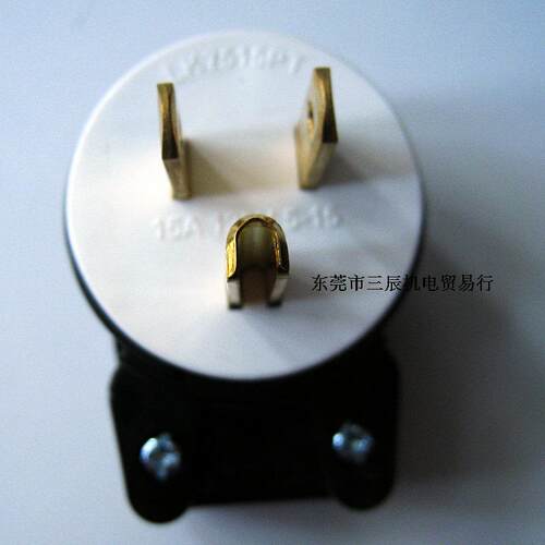 台湾隆光LKEW旋向美式插头LK7515PT NEMA 5-15 15A 125V UL插头