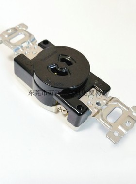 两孔2P15A125引挂式防松暗装插座WF2215BK日本松下Panasaonic黑色