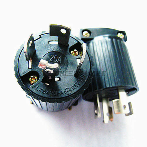 台湾引挂式插头隆光LK6420-A美规