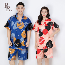 浴衣品牌纯棉浴服睡衣家居服套装 徐兄弟汗蒸服女情侣男桑拿服大码