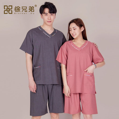 徐兄弟汗蒸服网红高档睡衣加肥