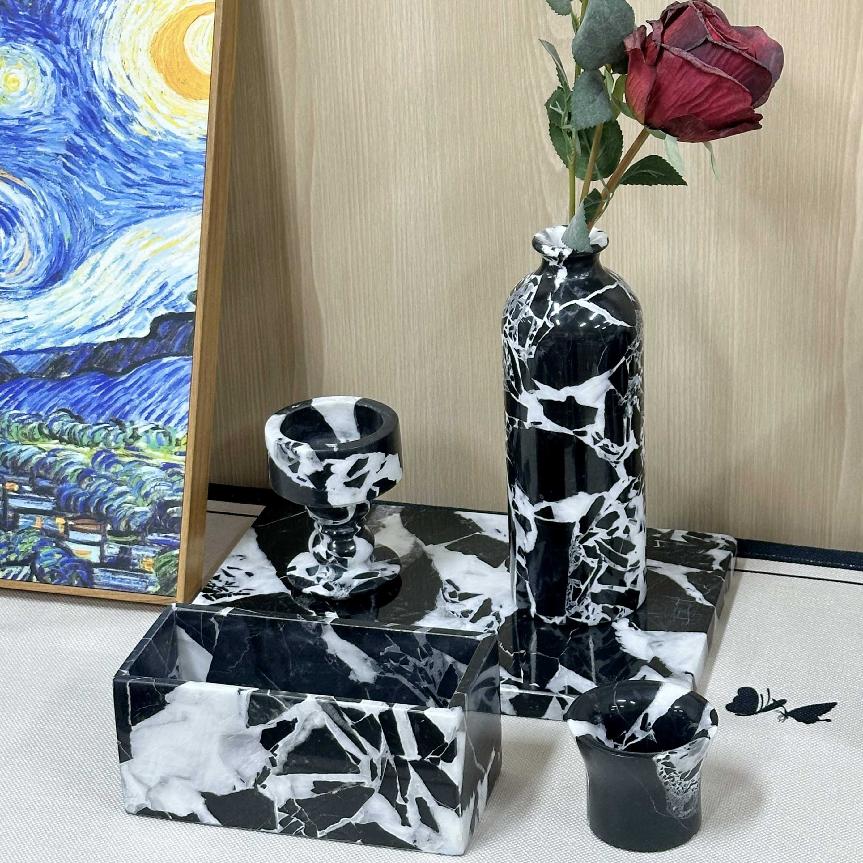 经典百搭收纳盘奢石台面收纳