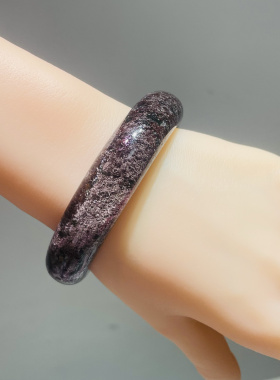 正品天然水晶彩幽灵手镯 千层花幽灵  晶体干净 一物一图