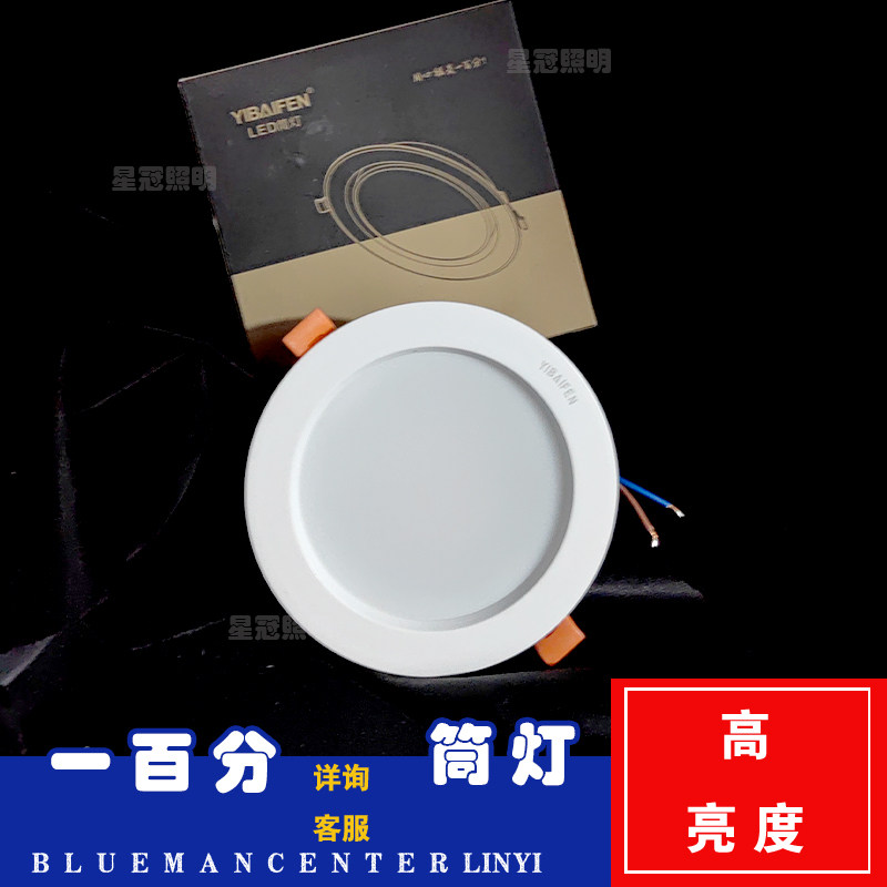 一百分照明高亮度筒灯图片