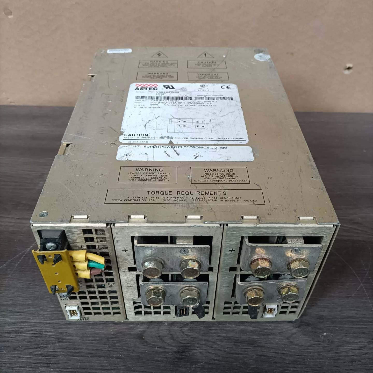 可维修VS8-L9-D9-20CE，雅达电源包好实物图图片