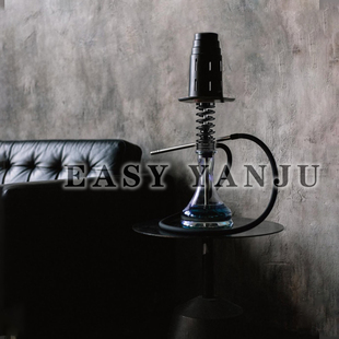 俄罗斯弹簧烟水壶阿拉伯不锈钢壶酒吧单管 BSP Hookah Boost Easy