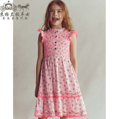 英国童装代购女童新款连衣裙子