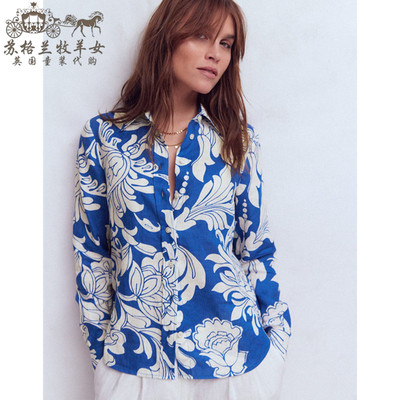 英国Boden女装购长袖衬衫上衣