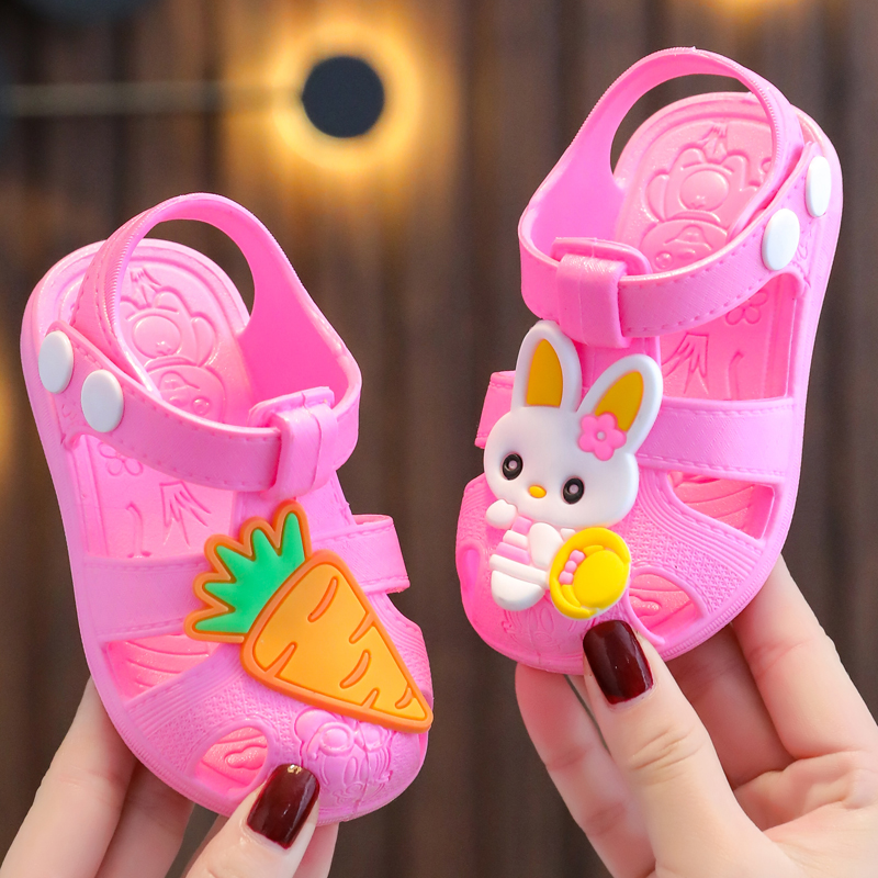 洞洞鞋凉鞋婴幼儿防滑尿不湿宝宝