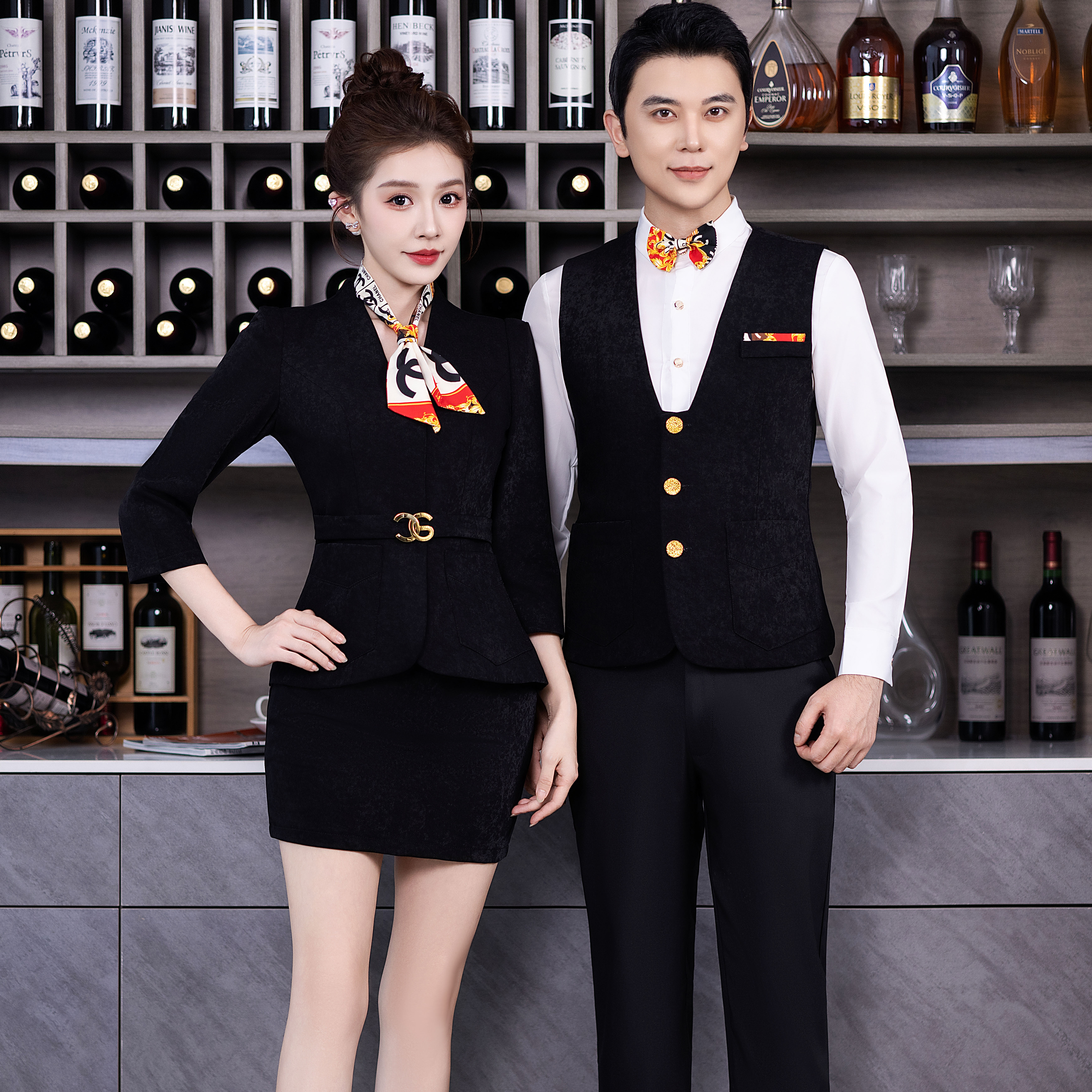 KTV公主酒店夜场秋冬新款工作服