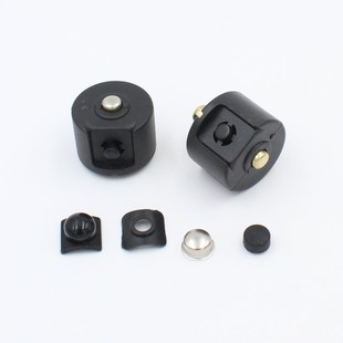 实测约27.5mm 直径27mm 26650手电筒中部开关配件 带充电孔 包邮