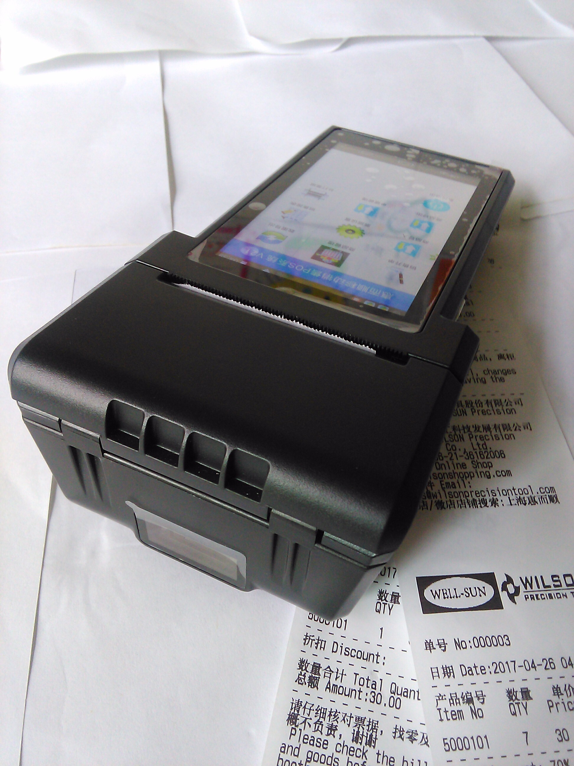 数据采集器二次开发盘点机扫描打印开单手持设备终端PDA