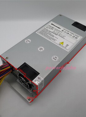 全新机架式1U服务器电源JCI-4011PP-1M1额定400W带开关主动式PFC