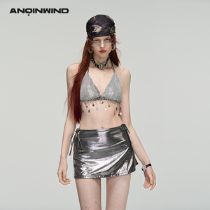 anqinwind2024年新款分体泳衣女四件套聚拢显瘦度假高级感比基尼