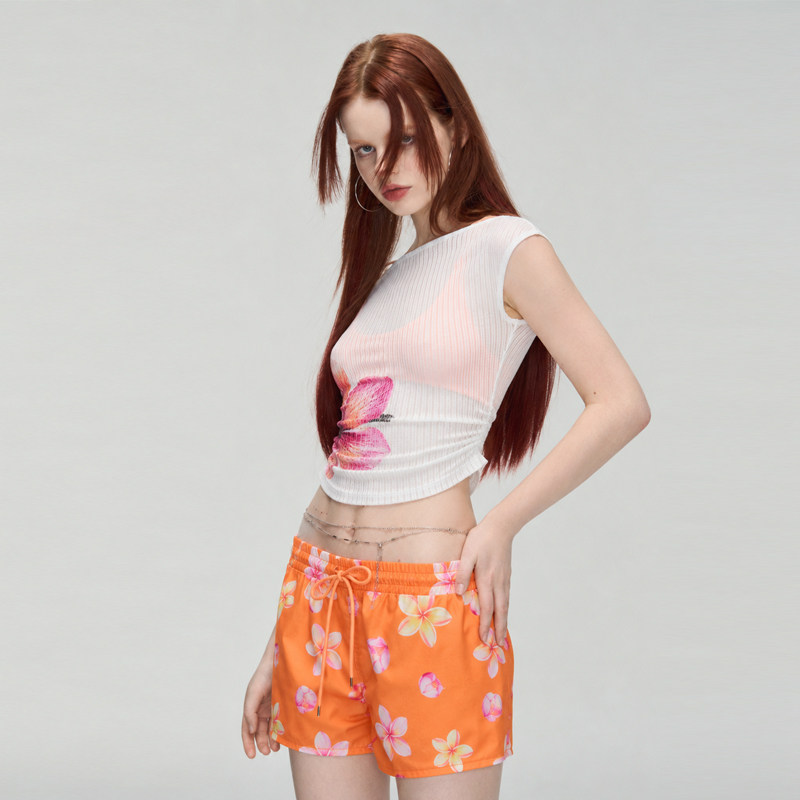 Anqinwind分体泳衣女四件套性感显瘦度假高级感小胸聚拢比基尼