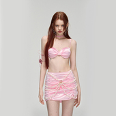 anqinwind泳衣女分体裙式 性感显瘦胸聚拢高级感纯欲度假比基尼