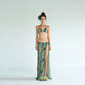 anqinwind分体泳衣女三件套性感聚拢高级感纯欲度假辣妹比基尼