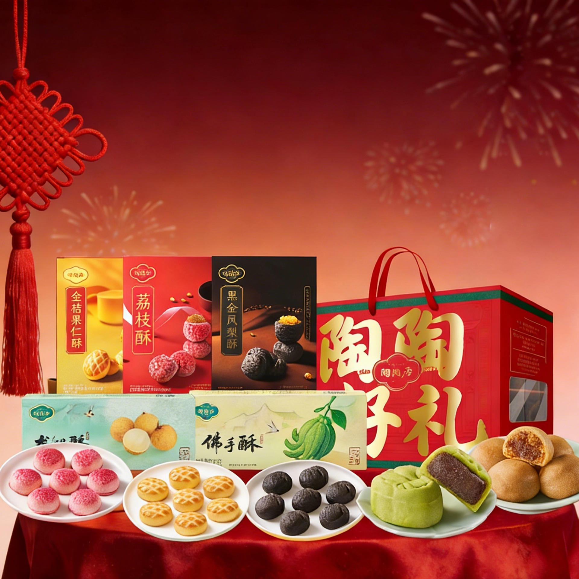 陶陶居零食大礼包鸡仔饼蛋卷曲奇特产糕点送礼广州特产送礼佳品