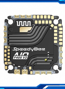 SpeedyBee F405AIOV2 体航模控制器35/40A 8Bit 25.5x25.5 3-6S
