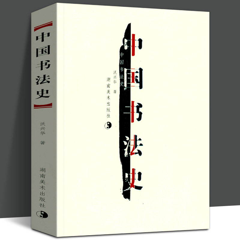 中国书法史 书法字画 沃兴华 著 书法起源甲骨文字金文书法篆书隋唐五代沈曾植书法 艺术书法史教材 历代名家理论 湖南美术出版社