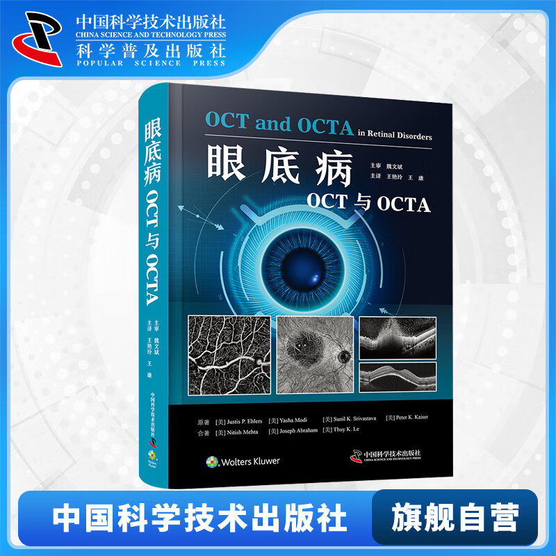 眼底病OCT与OCTA 各类眼底疾病的OCT与OCTA影像表现 疾病影像特征的预后判断 眼科学临床医学理论正版书籍 精装包邮