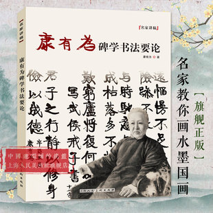 康有为碑学书法要论广艺舟双楫晚清近代书法论著万木草堂所藏中国画目康有为碑学书法范图临摹鉴赏名家讲稿碑帖书法学习讲义理论