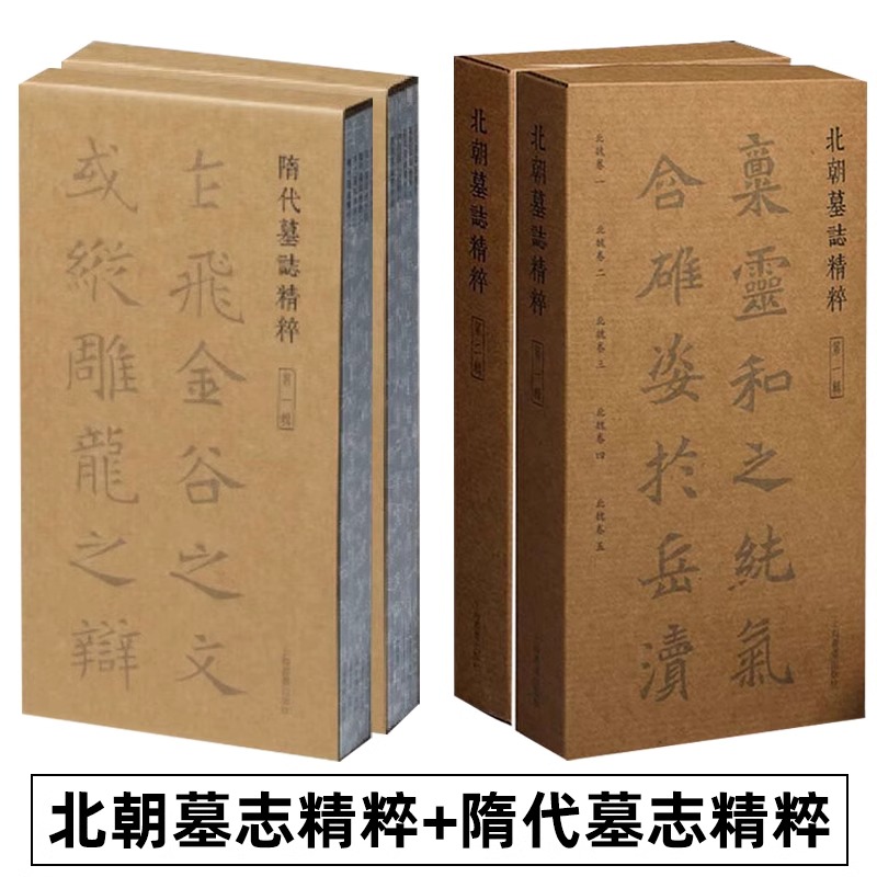 全套20册 北朝墓志精粹 隋代墓志精粹 第一辑+第二辑 北魏西魏卷北周卷书法作品毛笔字帖毛笔书法教程作品书法篆刻历代书法艺术