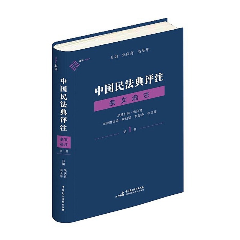 中国民法典评注条文选注第一册