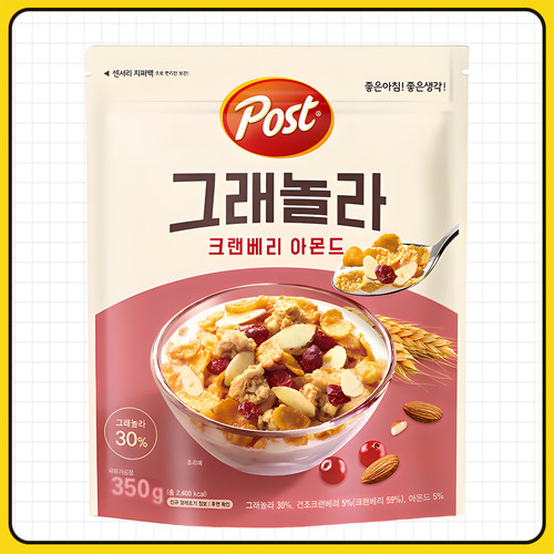 post蔓越莓味韩国核桃燕麦粥包邮