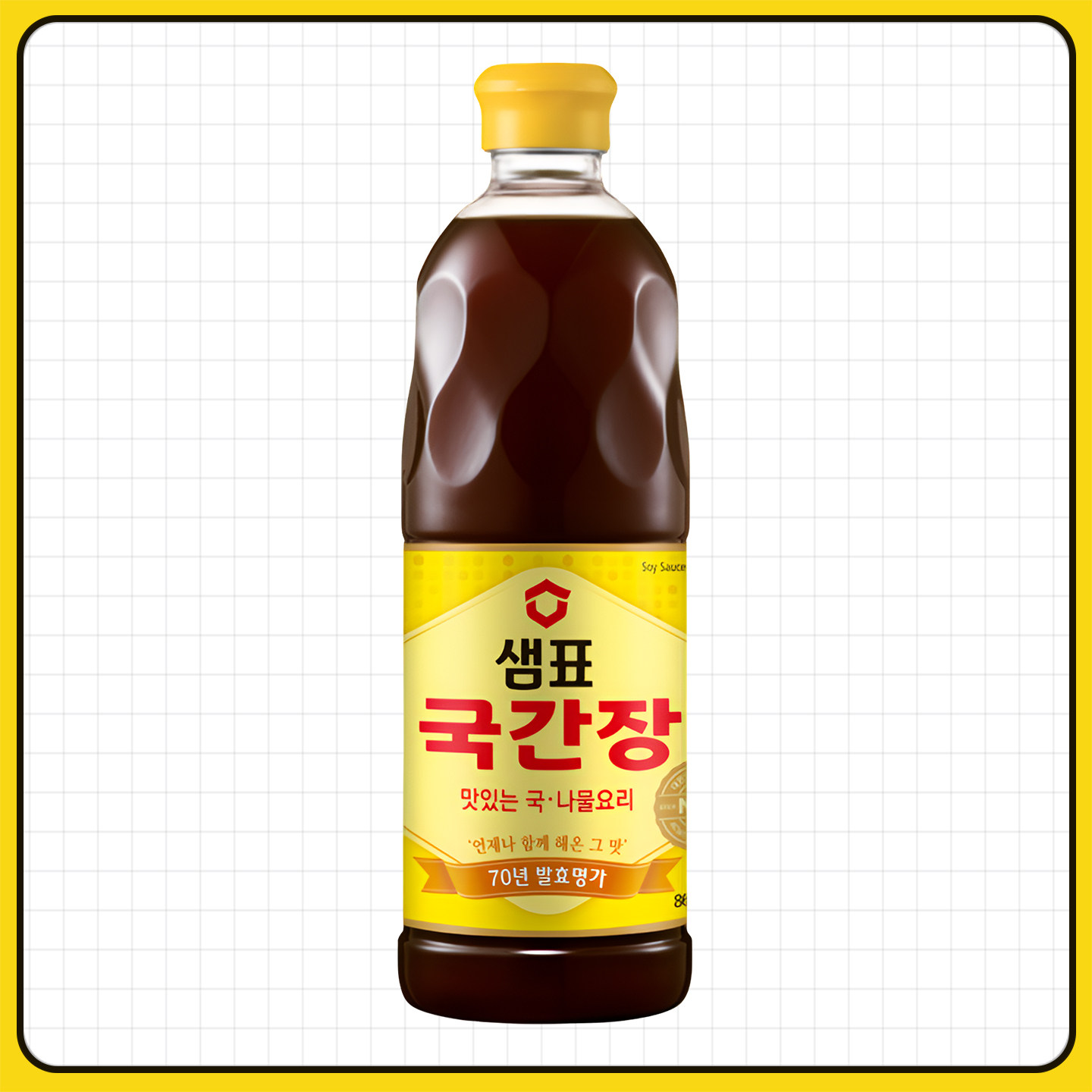 膳府烧汤酱油860ml韩国进口海带汤凉拌黄瓜炖汤韩式料理调味料