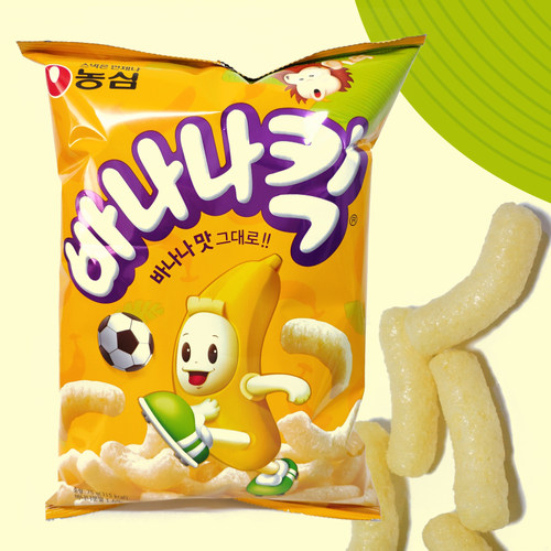农心香蕉脆果75g韩国进口小食品