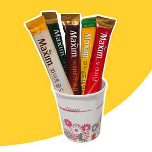 东西麦馨咖啡一条装麦可馨黄白韩国进口三合一速溶单枚1根阿拉伯