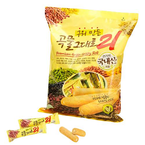 谷物米果韩国进口夹心奶油饼干
